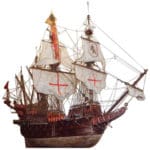 Model of a Spanish galleon
