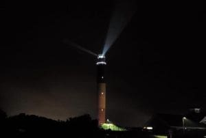 Coast Guard Lights Led Upgrade To Oak Island Lighthouse, N.c.
