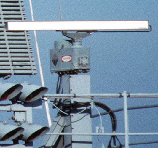 Radar Antennas On Uss Theodore Roosevelt Sps 64