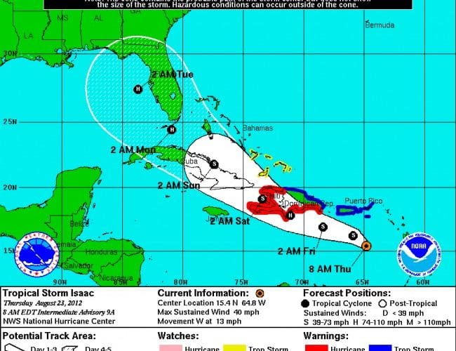 Hurricane Isaac Florida1 650x520