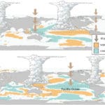 This NOAA diagram summarizes the general effects of the El Nino and La Nina weather patterns.