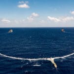 The Ocean Cleanup’s newest approach to collecting plastic trash at sea.