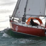 imon Curwen’s Biscay 36, Clara, experienced a failure of its wind vane self-steering while leading the race northwest of Cape Horn.
