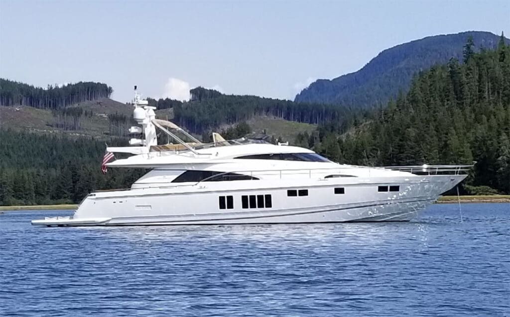 The yacht Pegasus was destroyed by fire in Gig Harbor, Wash.