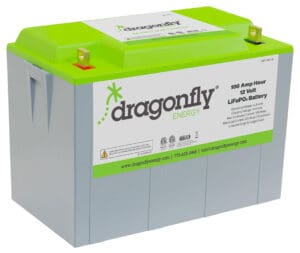 An LFP battery from DragonFly Energy.
