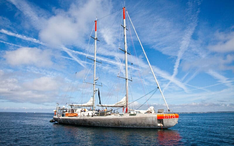 The aluminum schooner Tara took part in an extensive effort to collect biological samples of the world’s oceans.