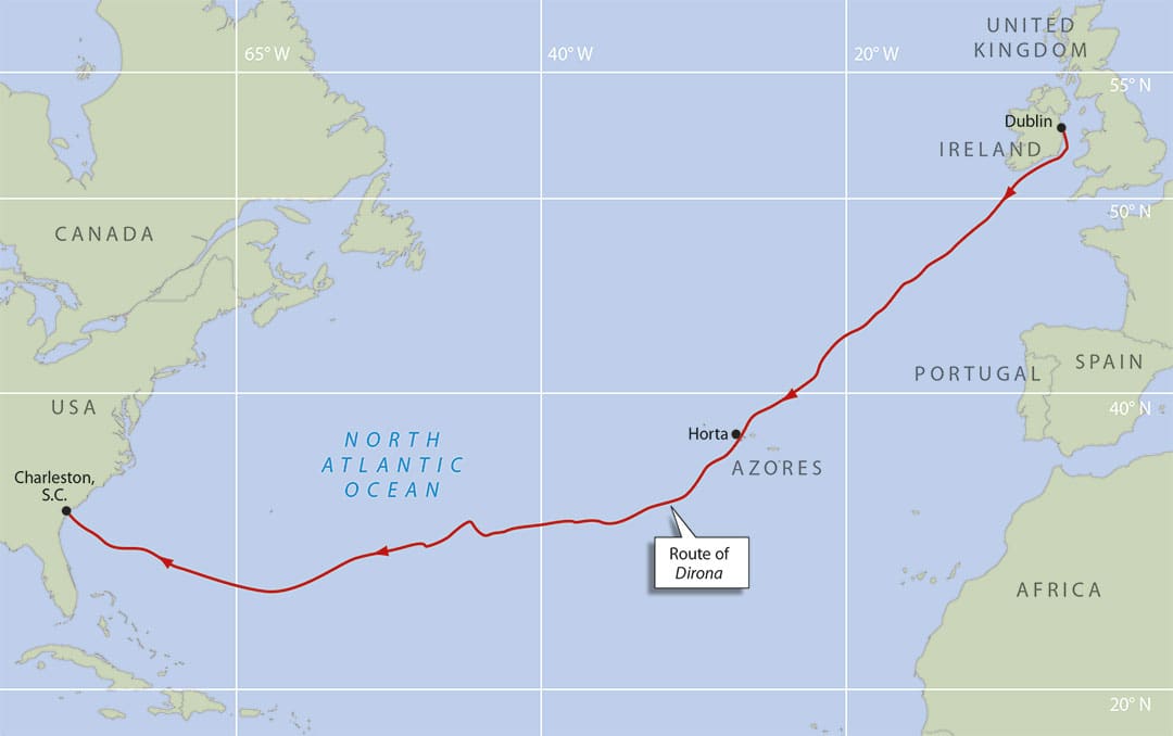 Dirona’s transatlantic passage was punctuated with a stop in the Azores.