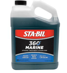 Sta-Bil adds life to your outboard motor gasoline.