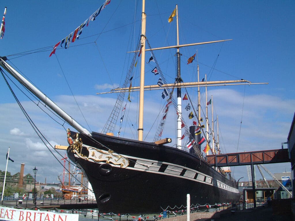  In 1845, SS Great Britain was the first iron steamer to cross the Atlantic.