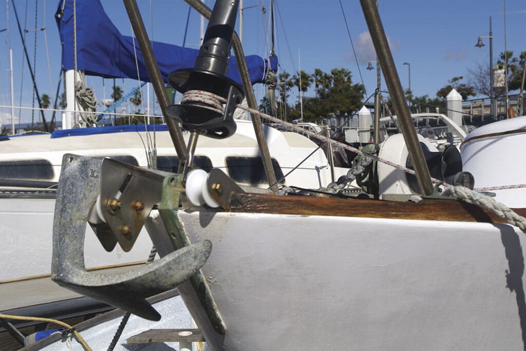 A claw anchor is a popular no-frills design for all sizes of offshore vessels.