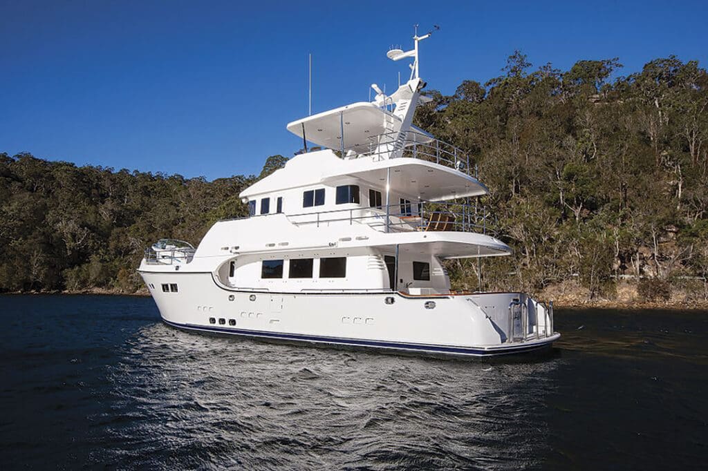 The Nordhavn 68 boasts a robust power plant, state-of-art navigation equipment and amenities.