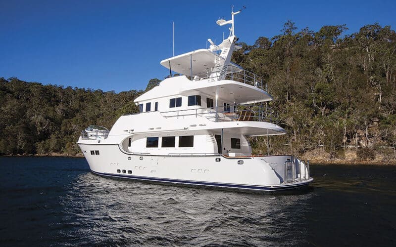 The Nordhavn 68 boasts a robust power plant, state-of-art navigation equipment and amenities.