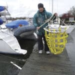 The Galerider is a drogue formed from high-density polymer straps, which will keep a vessel safely sailing downwind in heavy weather.